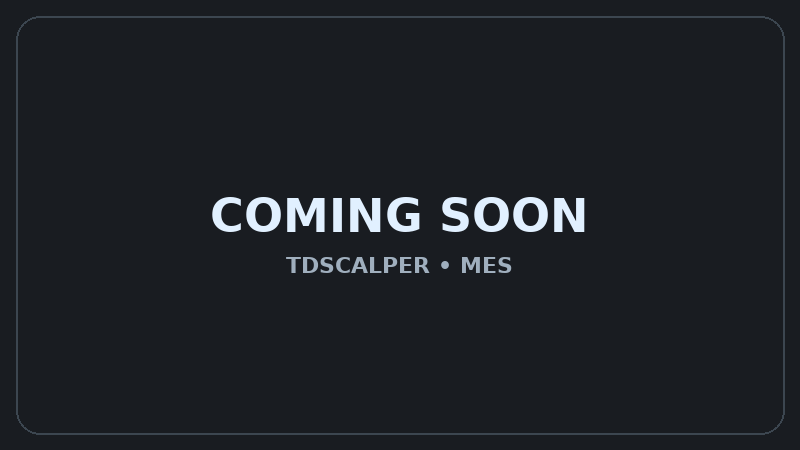 MES TDScalper — Image 4