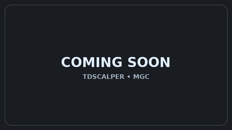 MGC TDScalper — Image 2