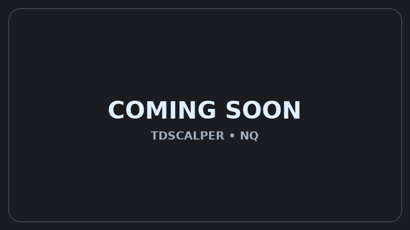 NQ TDScalper — Image 3