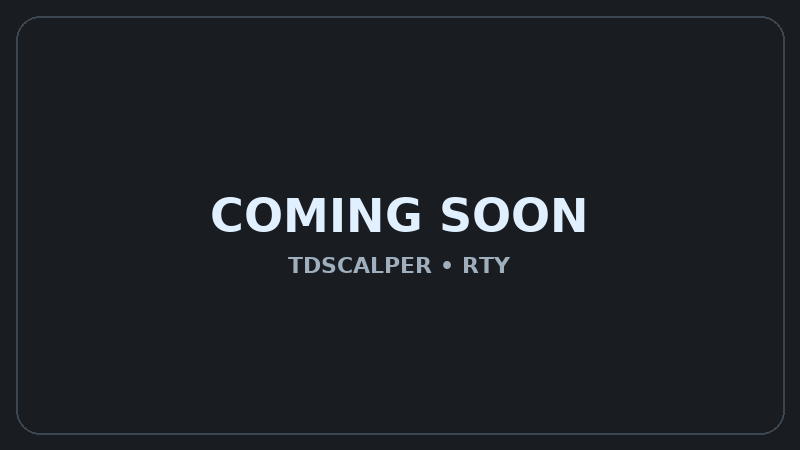 RTY TDScalper — Image 3