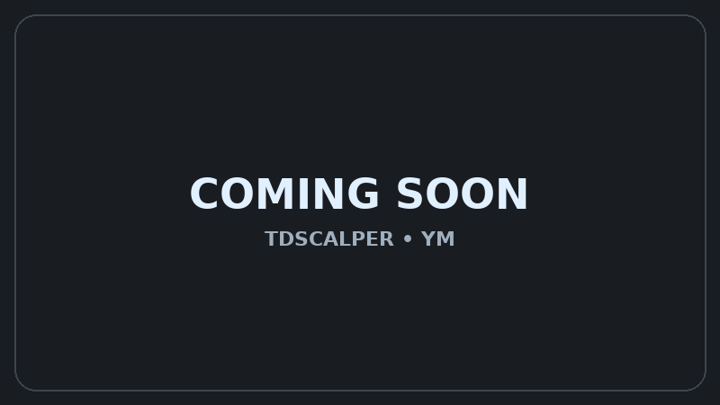 YM TDScalper — Image 5